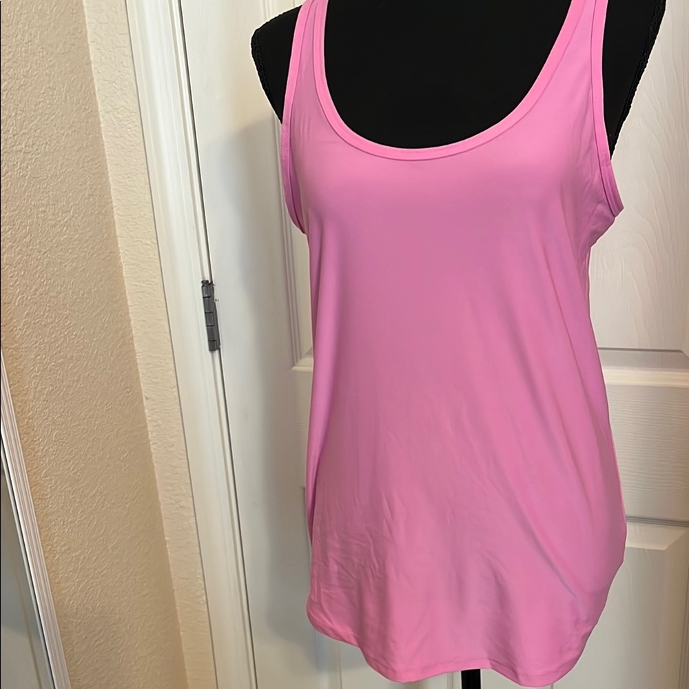 No Boundaries Pink Sleeveless Relaxed Tank Top
